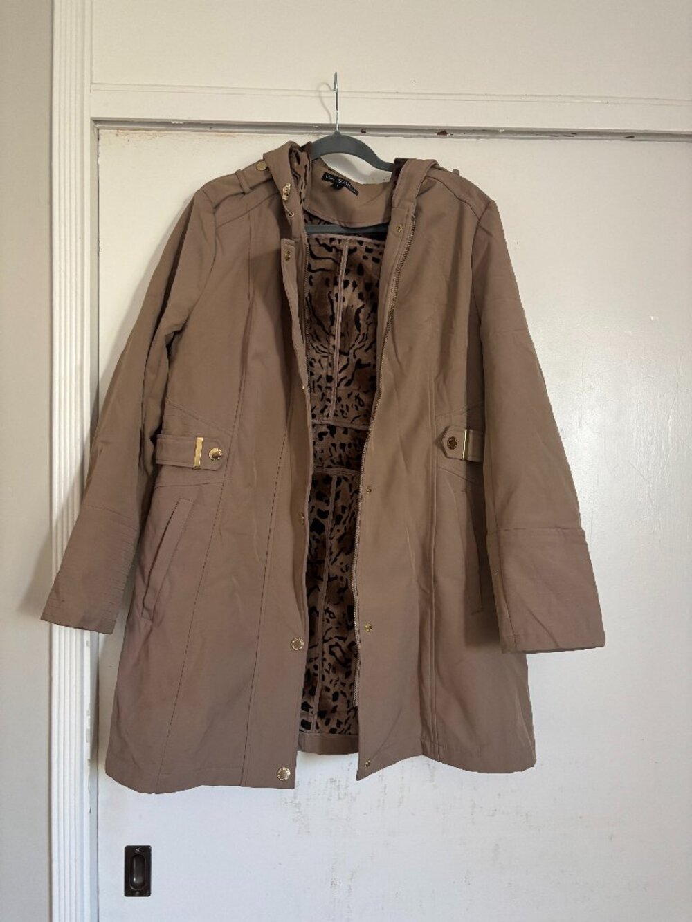 Via Spiga soft shell anorak style raincoat